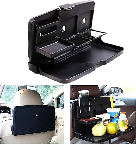 Portable Car Back Seat Cup Table Tray – Convenient & Space-Saving