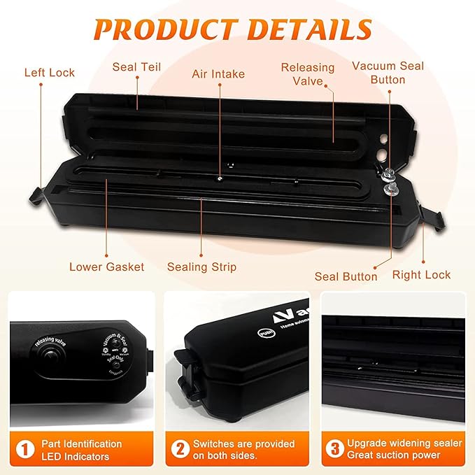 Portable Multi-functional Food Vacuum Sealer