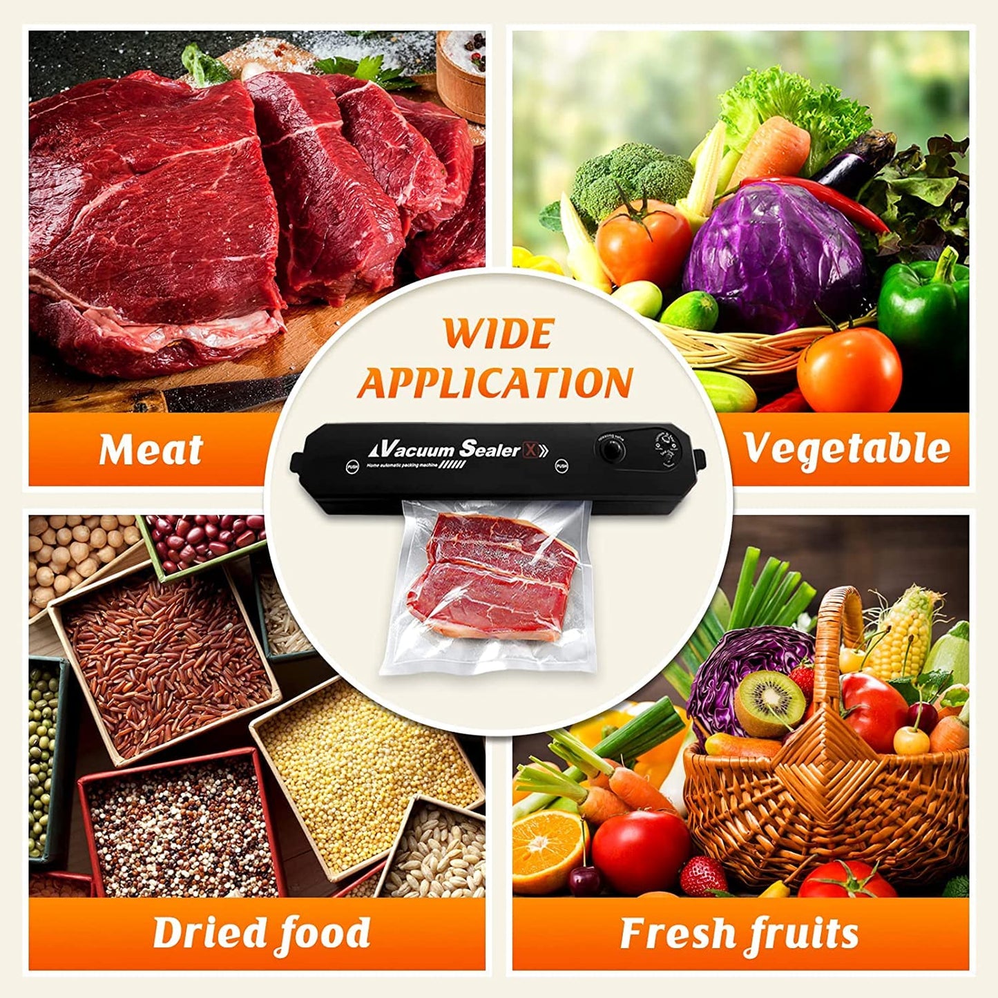 Portable Multi-functional Food Vacuum Sealer