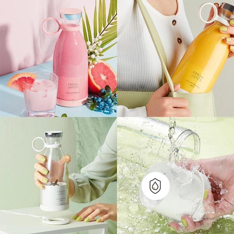 Portable Outdoor Travel Mini Juice Exactor Blender - kitchen - kingdom